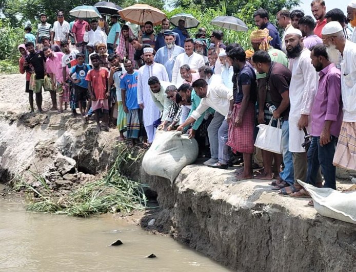যমুনার বাম তীর রক্ষায় বাঁধ নির্মাণে পাঁচ এমপির উদ্যোগ